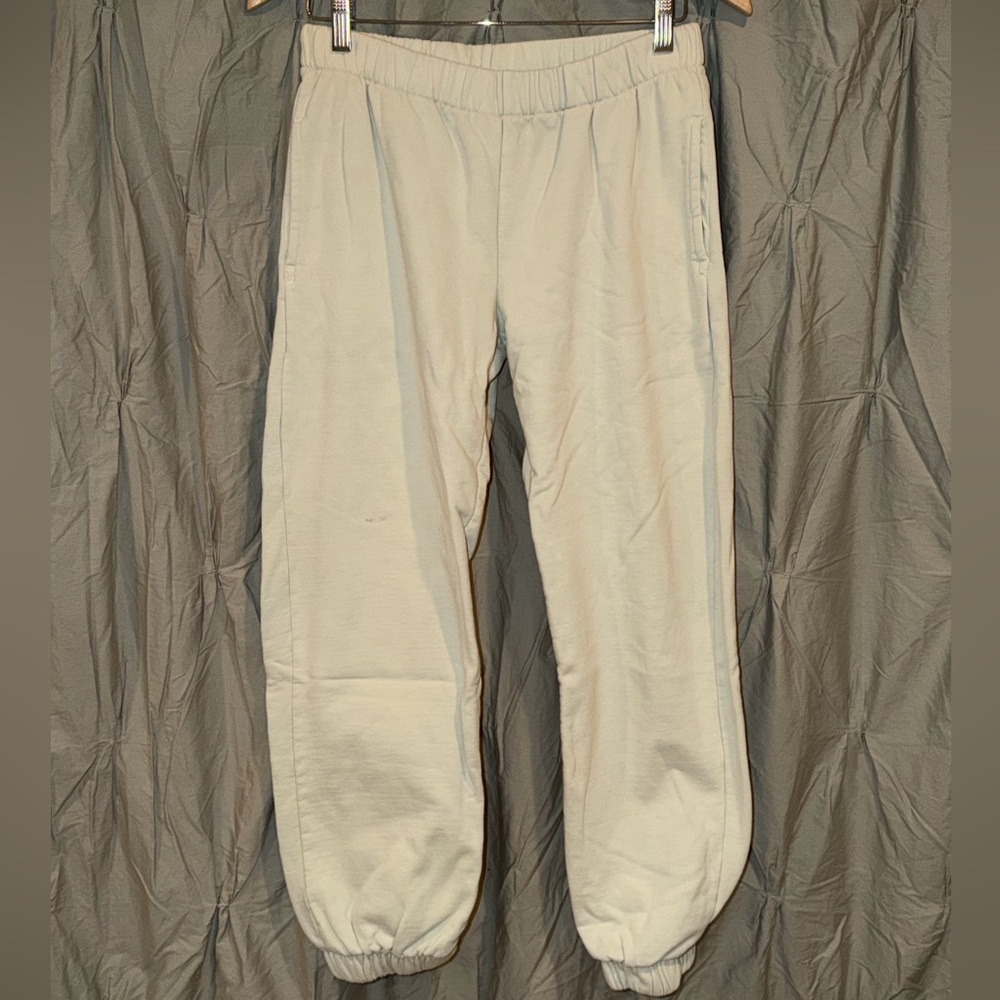 Brandy Melville White Sweat Pants
